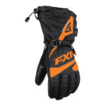 Перчатки FXR Fuel с утеплителем, мужские (Black/Orange)