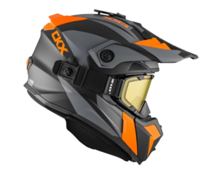 Шлем снегоходный бэккантри CKX TITAN SIDEHILL с очками CKX 210" TACTICAL оранжевый мат.