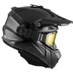 Шлем снегоходный бэккантри CKX TITAN SOLID с очками CKX 210" TACTICAL, черный