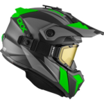 Шлем снегоходный CKX TITAN SIDEHILL с очками CKX 210"TACTICAL, зелен мат.